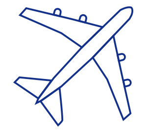 Flugzeug Icon