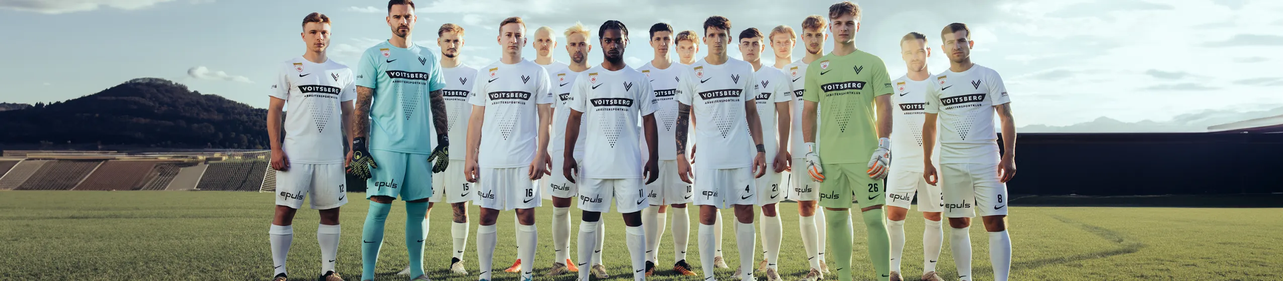 ASK Voitsberg Mannschaft Fussball Portrait