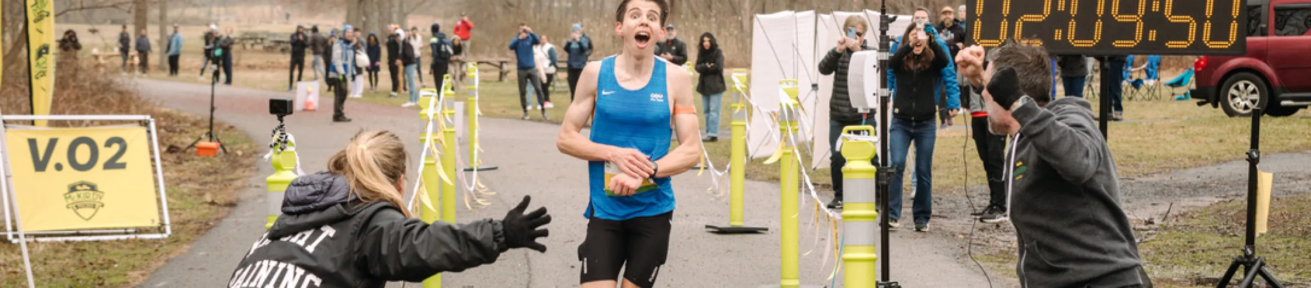 Pure Athlet Aaron Grün beim Marathon laufen