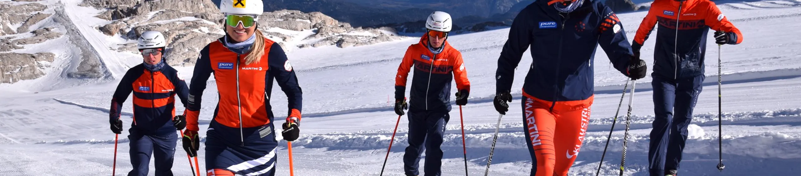 ÖSV Skimo Team auf der Piste