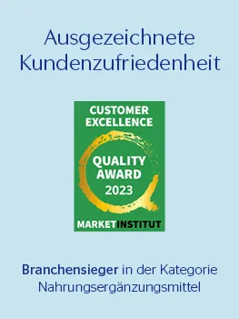 Graphik Ausgezeichnete Kundenzufriedenheit - Customer Excellence Quality Award Sieger 2023