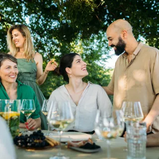 Eine Familienfeier mit Erwachsenen