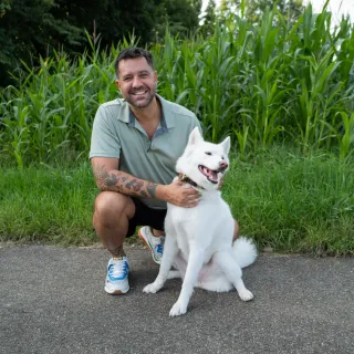 ben kauer hund wiese