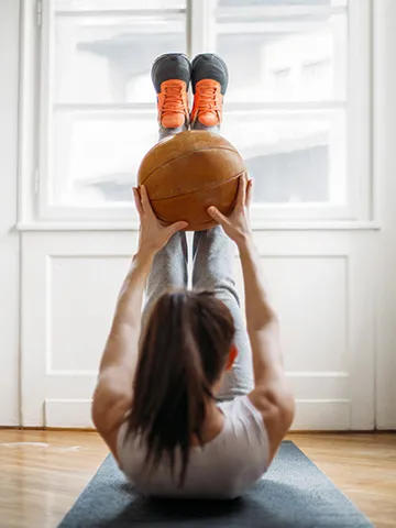 Frau beim Sport