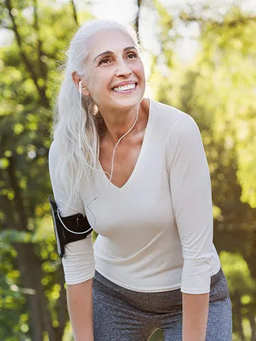 Frau beim Sport