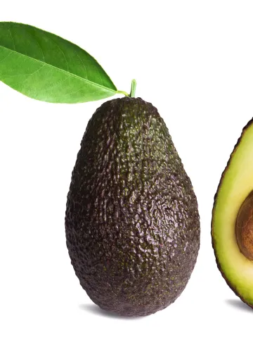 Aufgeschnittene Avocado