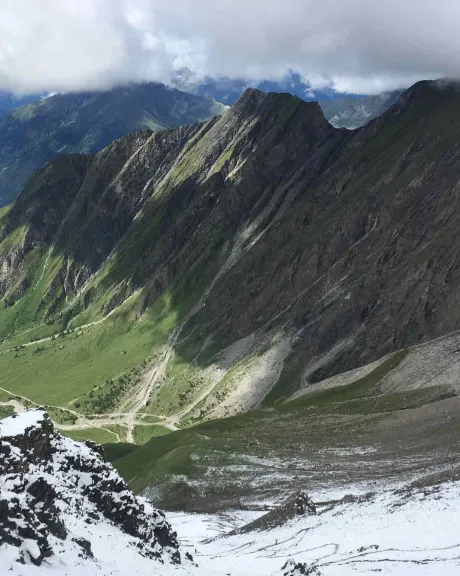 Schneebedeckter Großglockner