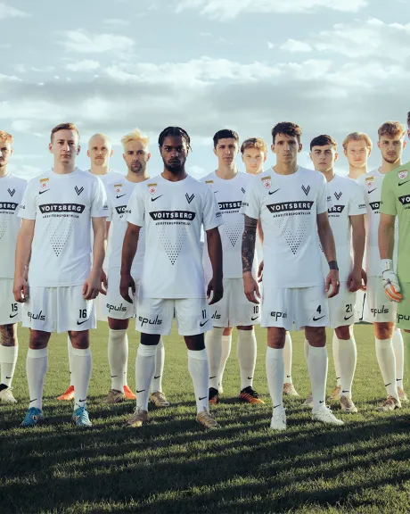ASK Voitsberg Mannschaft Fussball Portrait