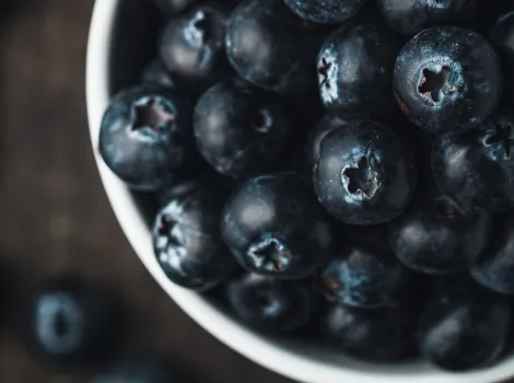 Blaubeeren in einer Schüssel