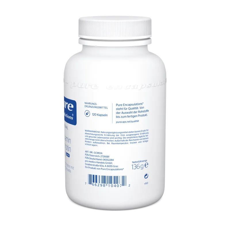 Pure Encapsulations Glucosamin + Chondroitin Mit MSM – 240 Kapseln, Für Gelenkgesundheit*, Glutenfrei