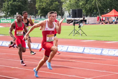 Markus Fuchs im Sprint