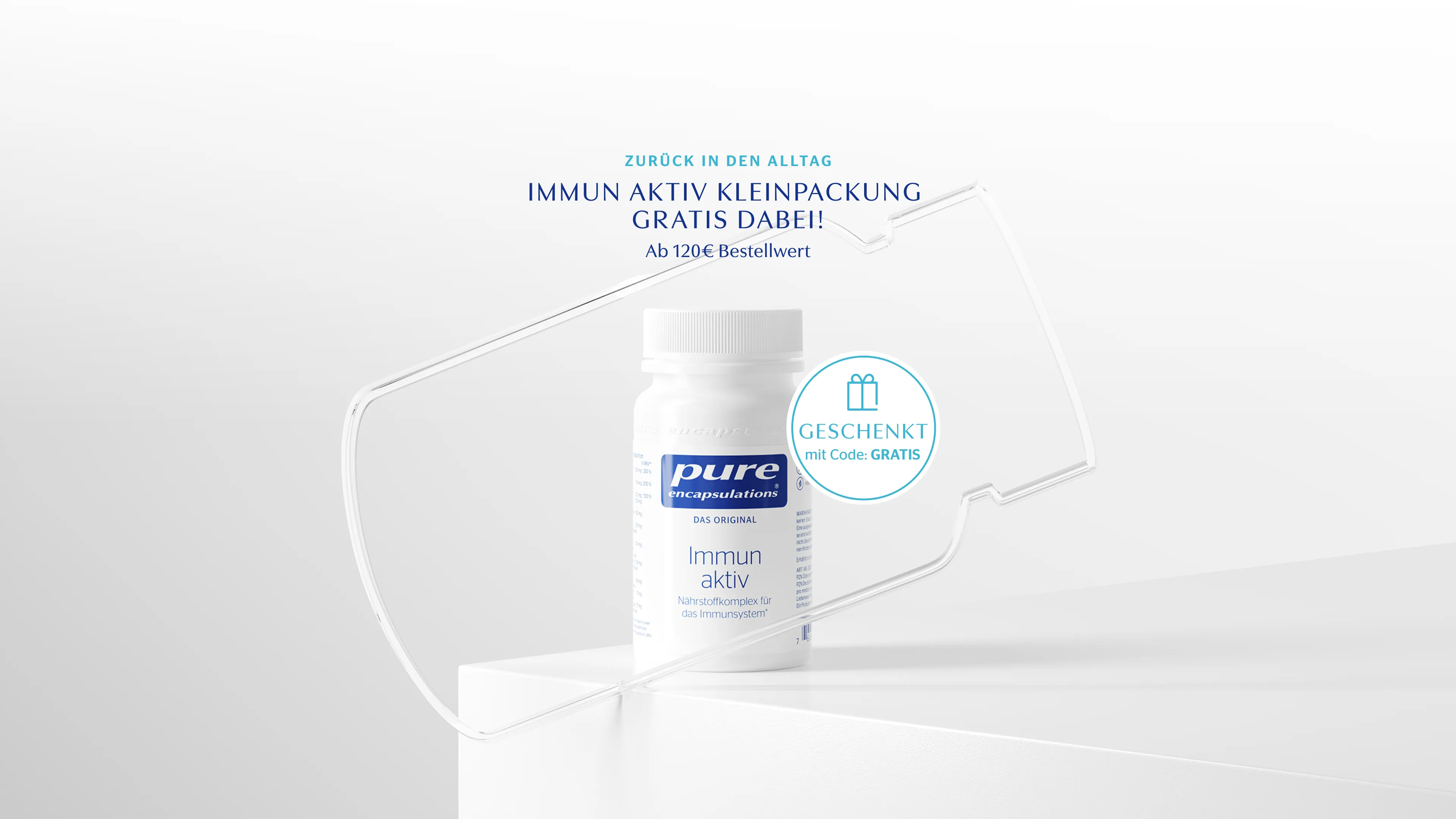 1920x1080 Pure Startseitenbanner ImmunAktiv Mobile Website-Grafik website Startseitenslider