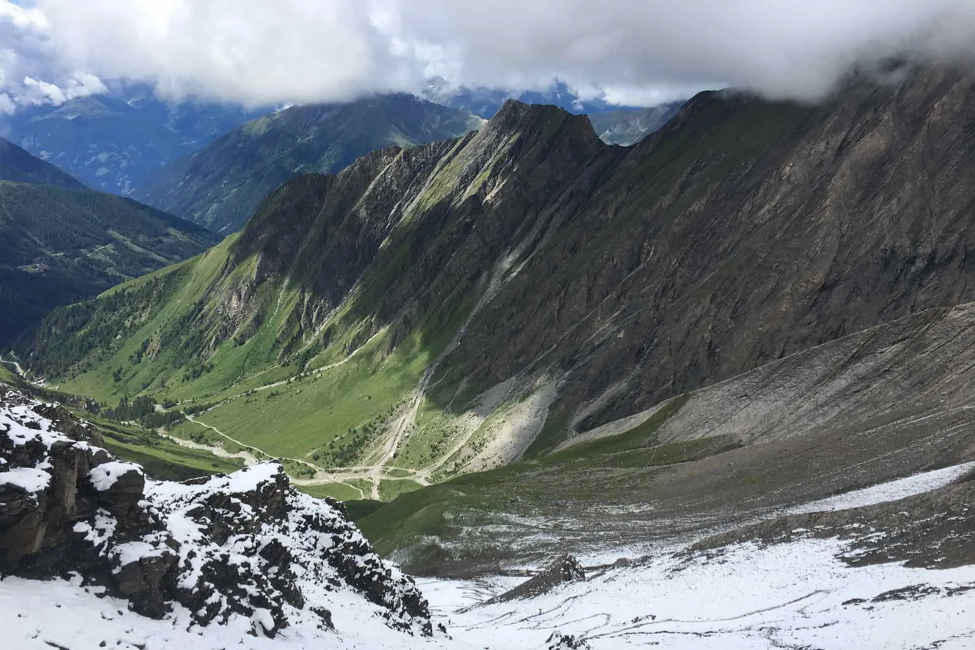 Schneebedeckter Großglockner