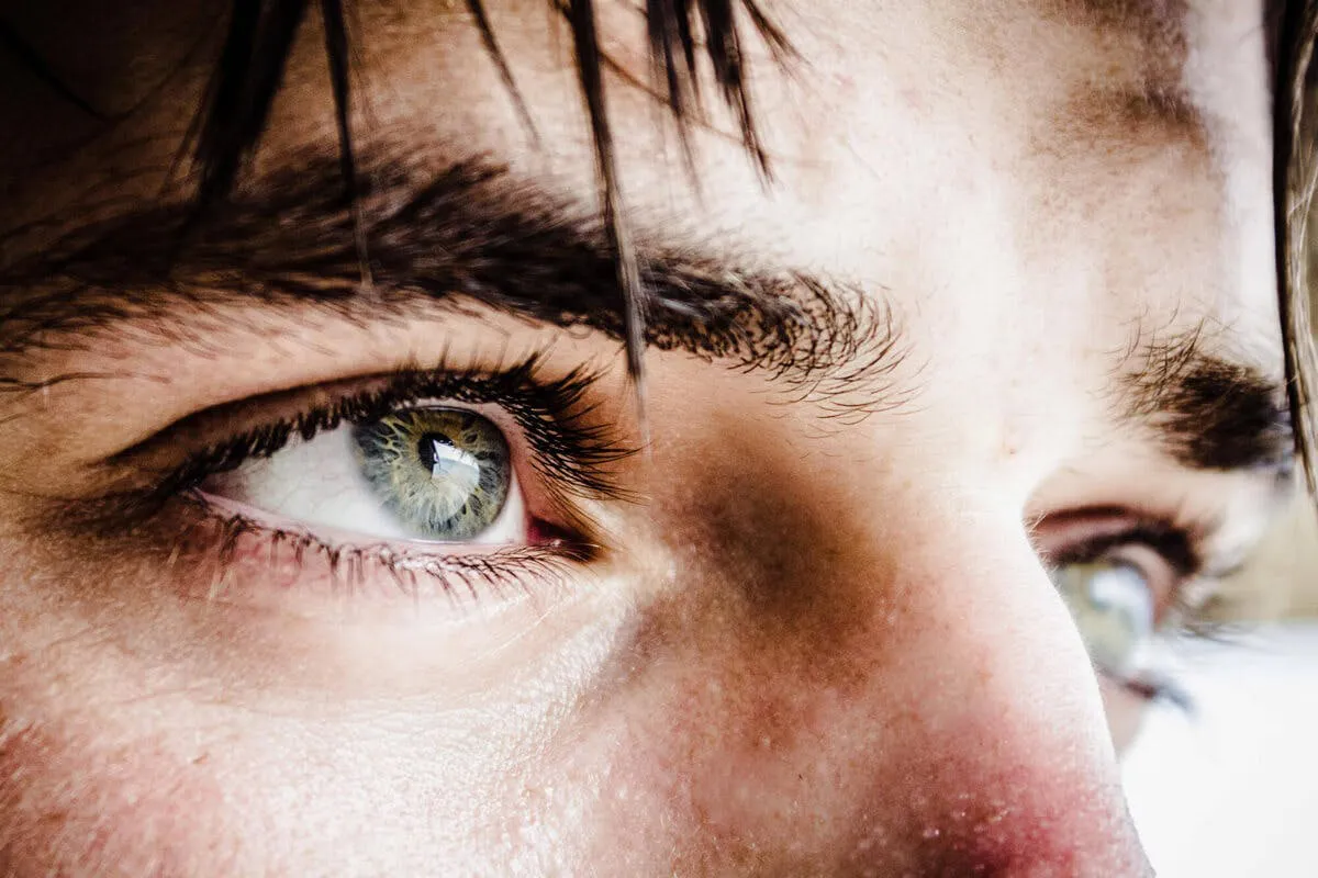 Männer Augen